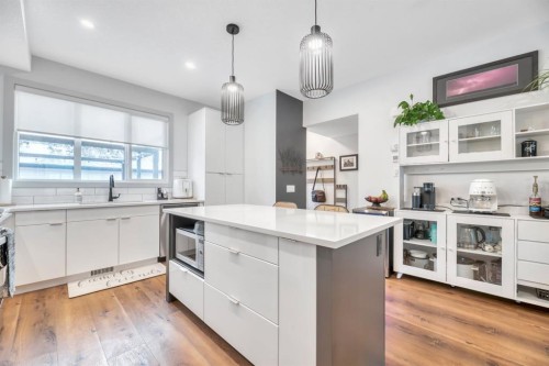 159 Wolf Hollow Park Se, Calgary, AB - Indoor Photo Showing Kitchen With Upgraded Kitchen