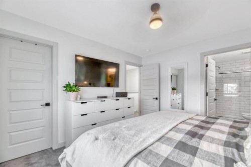 159 Wolf Hollow Park Se, Calgary, AB - Indoor Photo Showing Bedroom