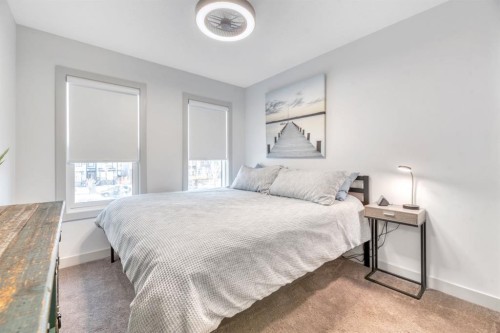 159 Wolf Hollow Park Se, Calgary, AB - Indoor Photo Showing Bedroom