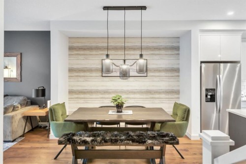 159 Wolf Hollow Park Se, Calgary, AB - Indoor Photo Showing Dining Room