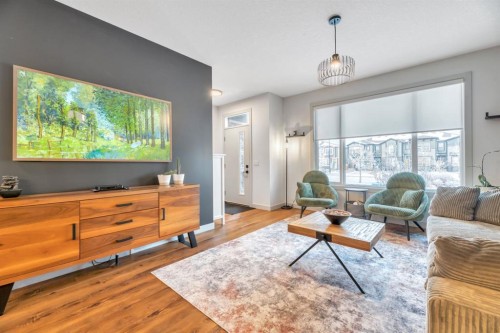 159 Wolf Hollow Park Se, Calgary, AB - Indoor Photo Showing Living Room