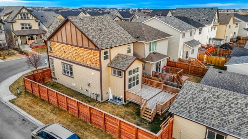 69 Skyview Point Common Ne, Calgary, AB - Outdoor With Deck Patio Veranda