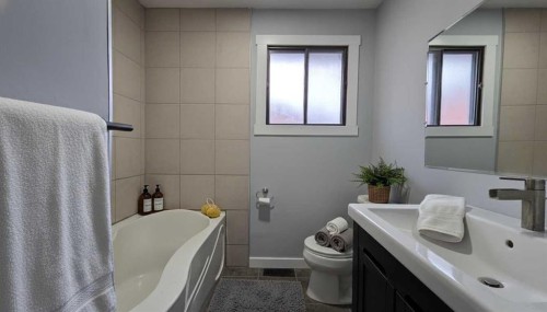 257 Macewan Glen Drive Nw, Calgary, AB - Indoor Photo Showing Bathroom