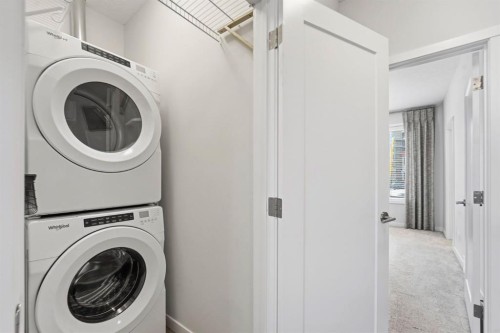 84 Shawnee Common Sw, Calgary, AB - Indoor Photo Showing Laundry Room