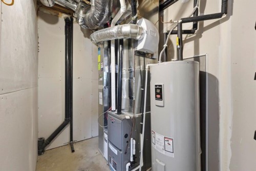 84 Shawnee Common Sw, Calgary, AB - Indoor Photo Showing Basement