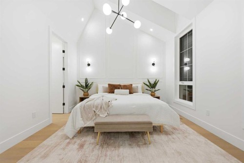 2019 21 Avenue Nw, Calgary, AB - Indoor Photo Showing Bedroom