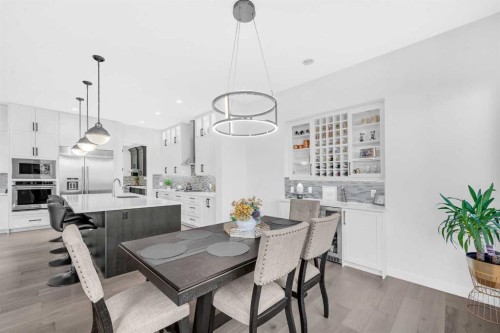 134 Corner Meadows Common Ne, Calgary, AB - Indoor Photo Showing Dining Room