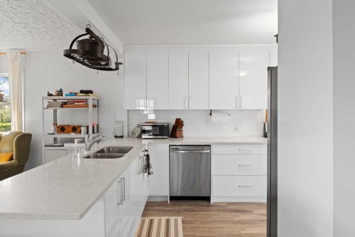 228 Lynnwood Drive Se, Calgary, AB - Indoor Photo Showing Kitchen With Double Sink