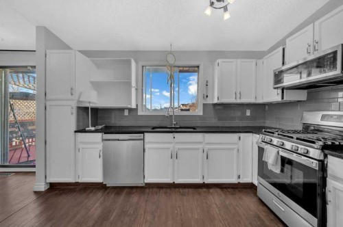 64 Castledale Crescent Ne, Calgary, AB - Indoor Photo Showing Kitchen With Stainless Steel Kitchen