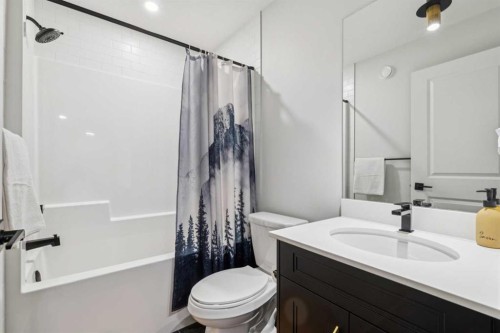 86 Creekside Way Sw, Calgary, AB - Indoor Photo Showing Bathroom
