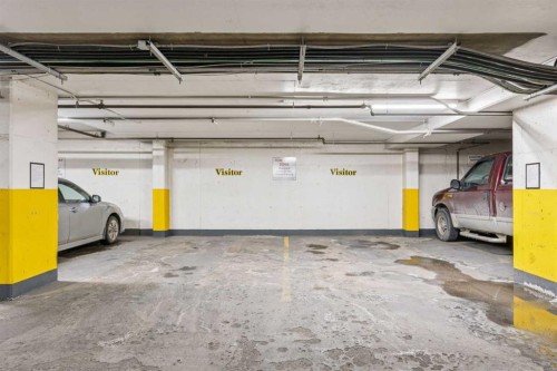 305-4 14 Street Nw, Calgary, AB - Indoor Photo Showing Garage