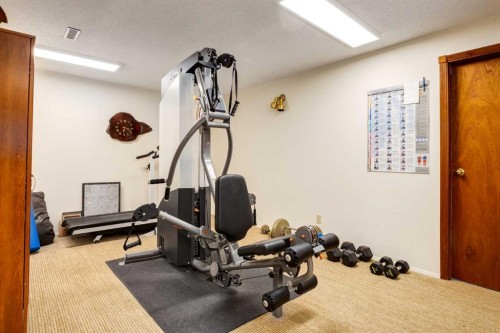 21 Midridge Green Se, Calgary, AB - Indoor Photo Showing Gym Room