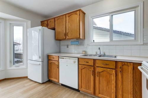 60 Bedford Circle Ne, Calgary, AB - Indoor Photo Showing Kitchen With Double Sink