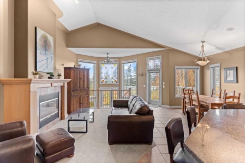 938 Panorama Hills Drive Nw, Calgary, AB - Indoor With Fireplace
