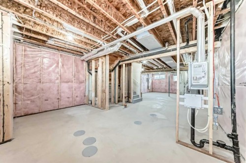 270 Sora Way Se, Calgary, AB - Indoor Photo Showing Basement