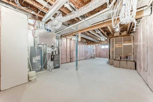 270 Sora Way Se, Calgary, AB - Indoor Photo Showing Basement
