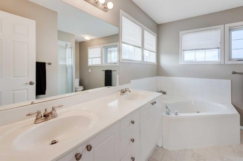 45 Cougarstone Place Sw, Calgary, AB - Indoor Photo Showing Bathroom