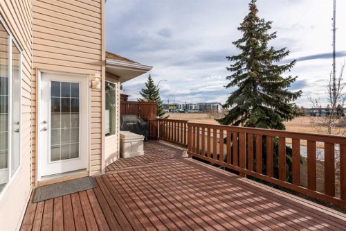 45 Cougarstone Place Sw, Calgary, AB - Outdoor With Deck Patio Veranda With Exterior