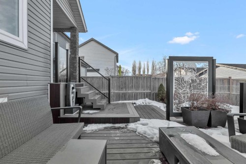 210 Copperstone Grove Se, Calgary, AB - Outdoor With Deck Patio Veranda With Exterior