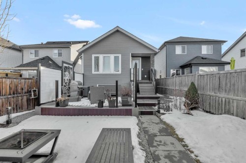 210 Copperstone Grove Se, Calgary, AB - Outdoor With Deck Patio Veranda