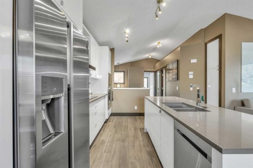 210 Copperstone Grove Se, Calgary, AB - Indoor Photo Showing Kitchen With Double Sink With Upgraded Kitchen