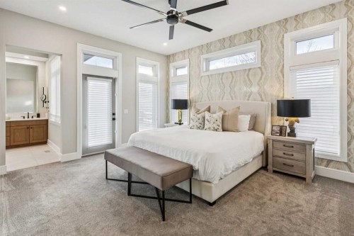 92 Crestridge View Sw, Calgary, AB - Indoor Photo Showing Bedroom