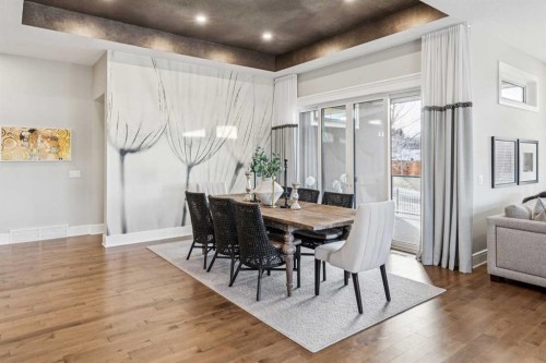 92 Crestridge View Sw, Calgary, AB - Indoor Photo Showing Dining Room