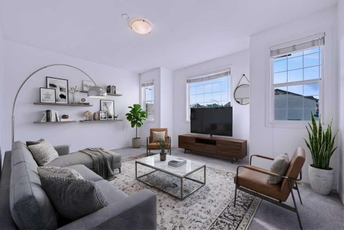187 Sage Hill Green Nw, Calgary, AB - Indoor Photo Showing Living Room