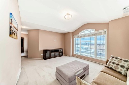 158 Invermere Drive, Chestermere, AB - Indoor Photo Showing Living Room