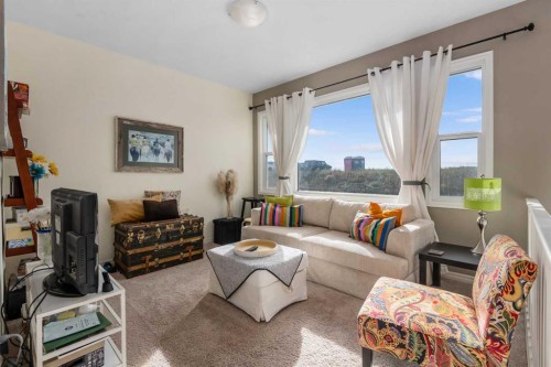 390 River Heights Crescent, Cochrane, AB - Indoor Photo Showing Living Room
