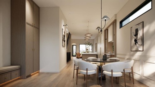 512 29 Avenue Nw, Calgary, AB - Indoor Photo Showing Dining Room