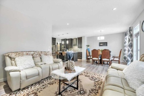 81 Legacy Woods Place Se, Calgary, AB - Indoor Photo Showing Living Room
