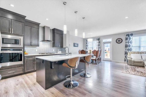 81 Legacy Woods Place Se, Calgary, AB - Indoor Photo Showing Kitchen With Stainless Steel Kitchen With Upgraded Kitchen