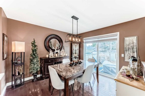 9834 Hidden Valley Drive Nw, Calgary, AB - Indoor Photo Showing Dining Room
