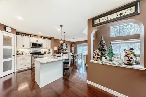 9834 Hidden Valley Drive Nw, Calgary, AB - Indoor Photo Showing Kitchen With Upgraded Kitchen