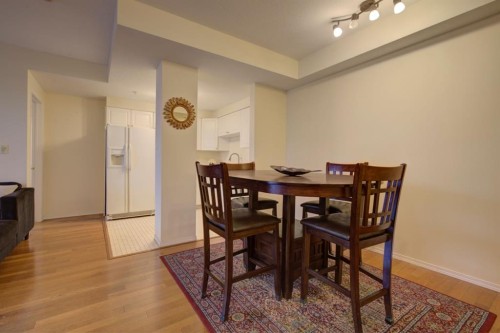 1406-683 10 Street Sw, Calgary, AB - Indoor Photo Showing Dining Room