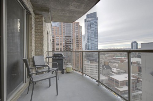 1406-683 10 Street Sw, Calgary, AB - Outdoor With Balcony With Exterior