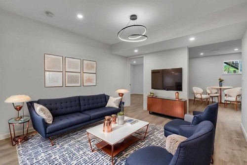 10913 Hidden Valley Drive Nw, Calgary, AB - Indoor Photo Showing Living Room