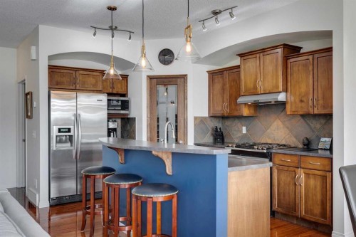 15 Copperfield Close Se, Calgary, AB - Indoor Photo Showing Kitchen With Upgraded Kitchen