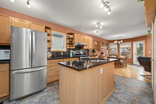 113 Sheep River Drive, Okotoks, AB - Indoor Photo Showing Kitchen With Stainless Steel Kitchen