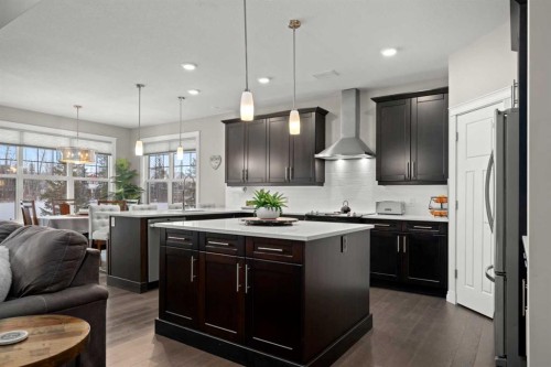555 Summer Crescent, Rural Ponoka County, AB - Indoor Photo Showing Kitchen With Upgraded Kitchen
