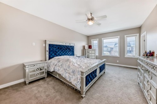 36 Red Embers Row Ne, Calgary, AB - Indoor Photo Showing Bedroom