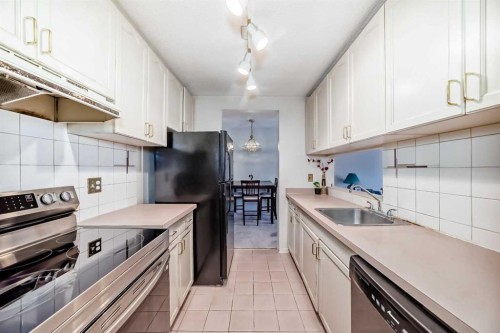 408-723 57 Avenue Sw, Calgary, AB - Indoor Photo Showing Kitchen