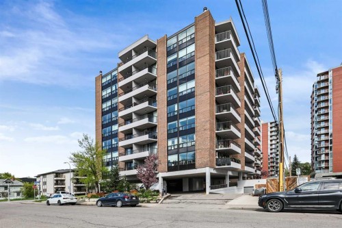 9E-133 25 Avenue Sw, Calgary, AB - Outdoor With Balcony With Facade