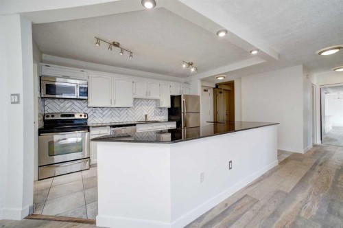 9E-133 25 Avenue Sw, Calgary, AB - Indoor Photo Showing Kitchen