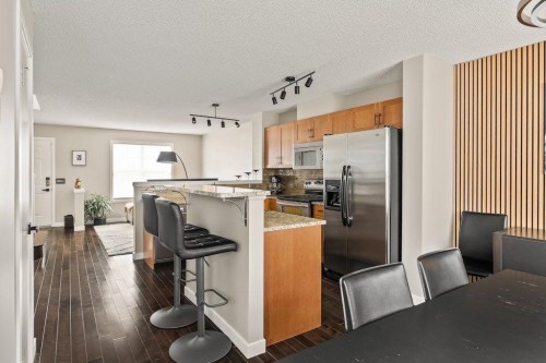 149 Elgin Gardens Se, Calgary, AB - Indoor Photo Showing Kitchen With Stainless Steel Kitchen