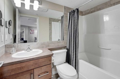306-406 Cranberry Park Se, Calgary, AB - Indoor Photo Showing Bathroom