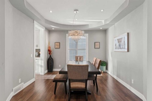 108 Windgate Close Sw, Airdrie, AB - Indoor Photo Showing Dining Room
