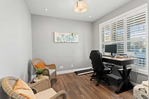 108 Windgate Close Sw, Airdrie, AB - Indoor Photo Showing Office