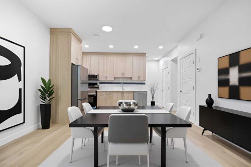 7415 39 Avenue Nw, Calgary, AB - Indoor Photo Showing Dining Room
